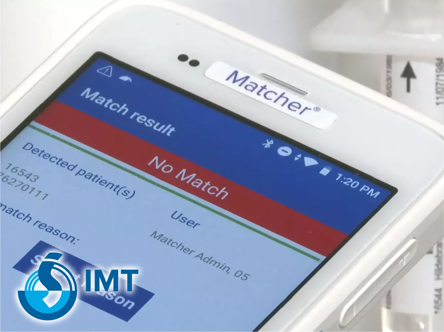 IMT Matcher IVF Electronic Witnessing System